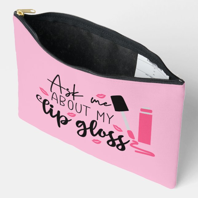 Pochette À Accessoires Belle lèvre brillante (Ouvrir)
