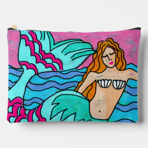 Pochette À Accessoires Belle sirène d'art Abstraite