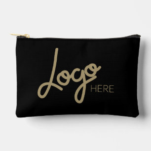Pochette À Accessoires Big Business Logo Simple Elegant Moderne Noir