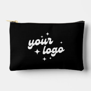 Pochette À Accessoires Black Custom Logo Voyage d'affaires