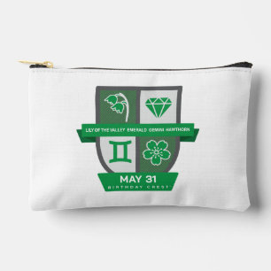 Pochette À Accessoires Blason d'anniversaire Gémeaux™ pour 21-31 mai