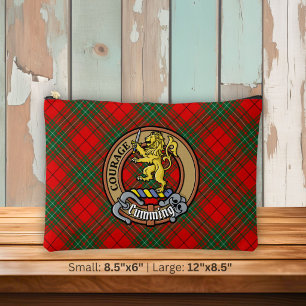 Pochette À Accessoires Blason de Clan Cumming sur tartan