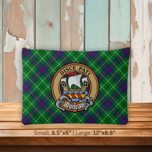 Pochette À Accessoires Blason du clan Duncan sur tartan