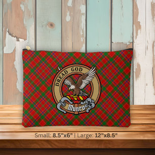 Pochette À Accessoires Blason du clan Munro sur tartan