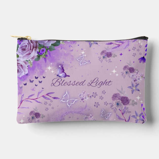 Pochette À Accessoires Blessed Light - Enchanted Purple Makeup Bag (Recto)