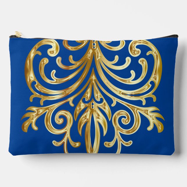 Pochette À Accessoires Bleu foncé, Christmas Gifts Authority® Large (Recto)