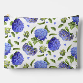 Pochette À Accessoires Blue Hydrangea Fleurs Art Botanique