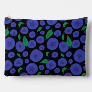 Pochette À Accessoires Blueberries Motif sans faille