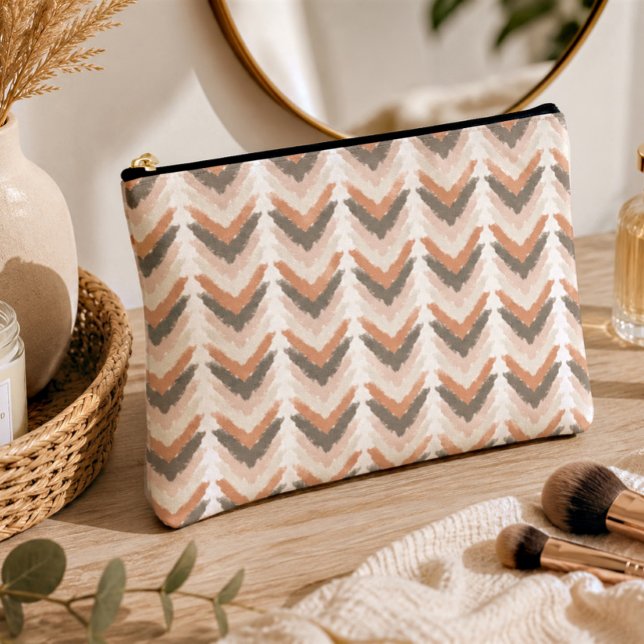 Pochette À Accessoires Boho Chevron  (Créateur téléchargé)
