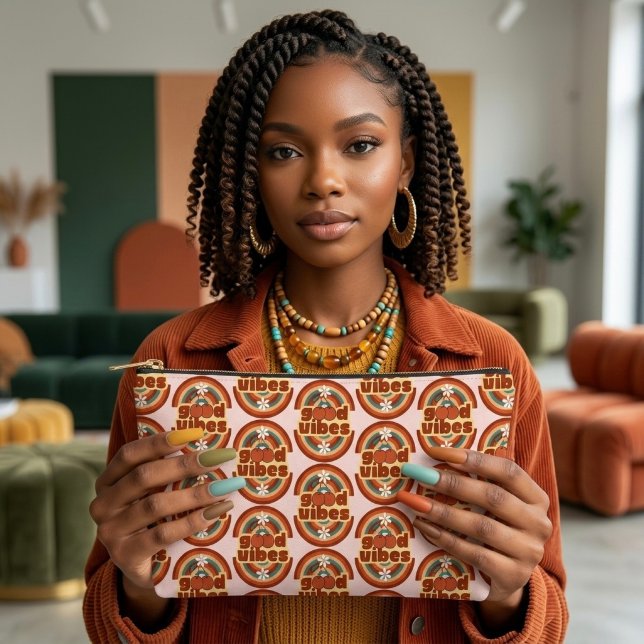 Pochette À Accessoires Bonne Vibration (Créateur téléchargé)
