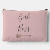 Boss de script rose élégant fille