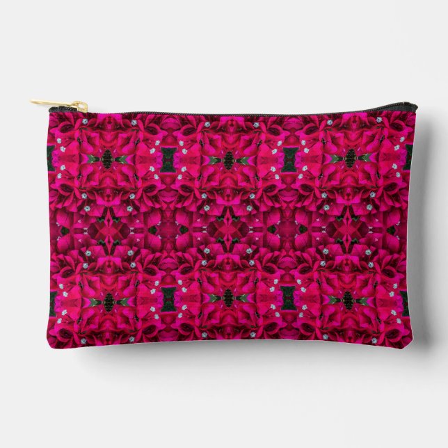 Pochette À Accessoires Bougainvillea Deep Pink Accessory Pouch  (Recto)