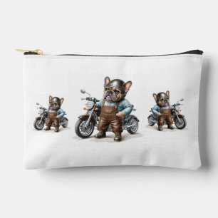 Pochette À Accessoires Bouledogue français moto Fête des pères Bulldog