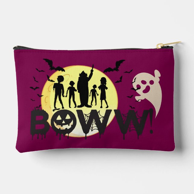 Pochette À Accessoires Boww ! ! - Halloween Éffrayante surprise (Verso)