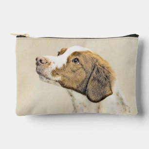 Pochette À Accessoires Bretagne Peinture Orange Rouan Spaniel Chien Migno