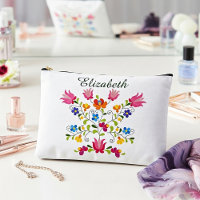 Broderie florale personnalisée