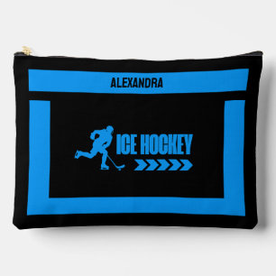 Pochette À Accessoires Cadeau d'anniversaire de hockey sur glace, fille d
