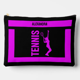 Pochette À Accessoires Cadeau d'anniversaire de tennis, Joueuse de tennis