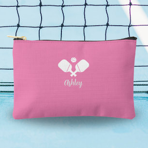 Pochette À Accessoires Cadeau personnalisé Pickleball Nom personnalisé Te
