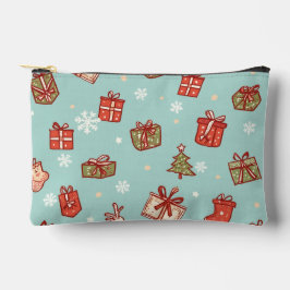 Pochette À Accessoires Cadeaux de Noël Motif Pouch