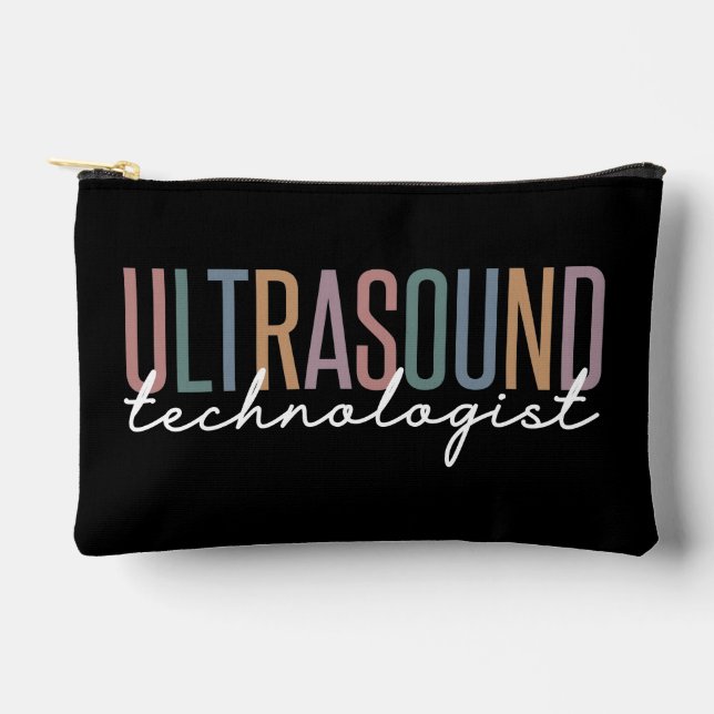 Pochette À Accessoires Cadeaux de technologue d'ultrasons personnalisés (Recto)
