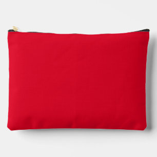 Pochette À Accessoires Cadmium Rouge couleur solide