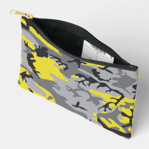 Pochette À Accessoires Camouflage jaune et gris, Militaire, Armée