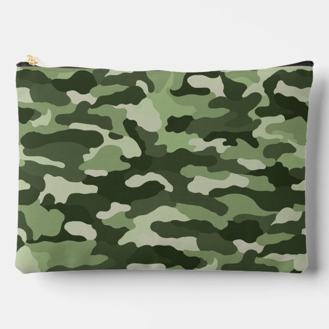 Pochette À Accessoires Camouflage vert grand (Recto)