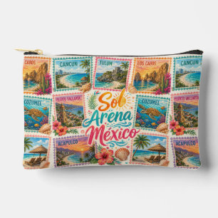 Pochette À Accessoires Cancun Soleil Sable Mexique Plages Tropicales Beau