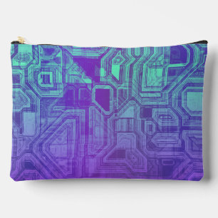 Pochette À Accessoires candy circuits - berry blue :