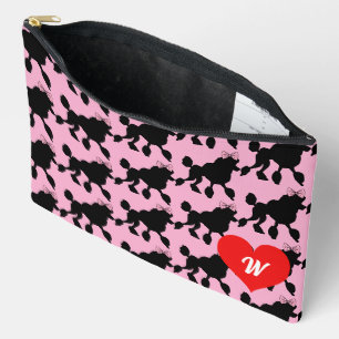 Pochette À Accessoires Canicules noirs rocheux Monogramme rose
