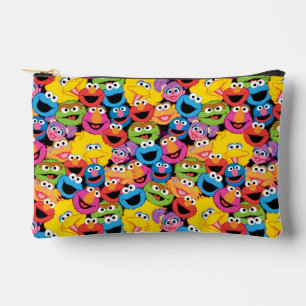 Pochette À Accessoires Caractère de rue Sésame Face au Motif