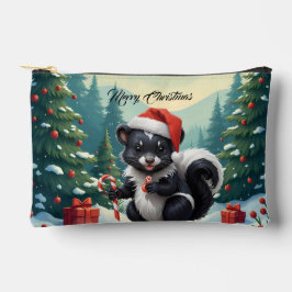 Pochette À Accessoires Caricature de la peau de Noël mignon