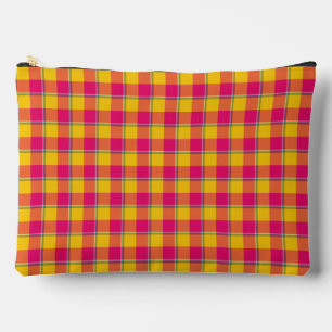Pochette À Accessoires Carreaux de maïs et de razzmatazz or rose jaune