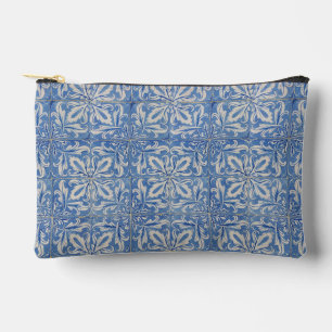 Pochette À Accessoires Carreaux portugais Vintage Azulejos Bleu Blanc