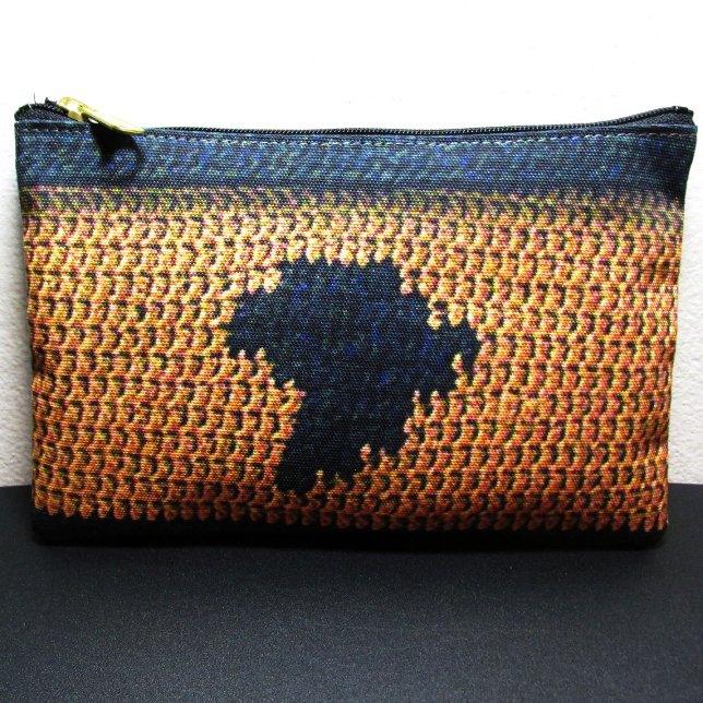 Pochette À Accessoires Carte de l'Afrique Crochet noir et Brown (Créateur téléchargé)