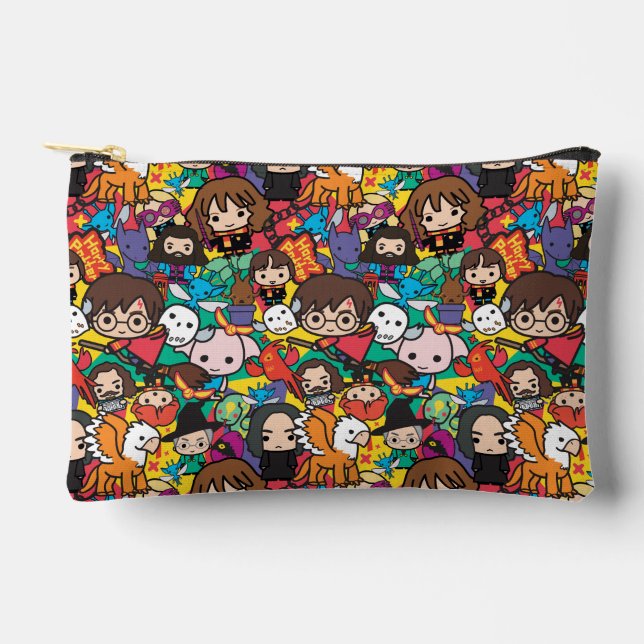 Pochette À Accessoires Cartoon Harry Potter Caractère Toss Motif (Recto)