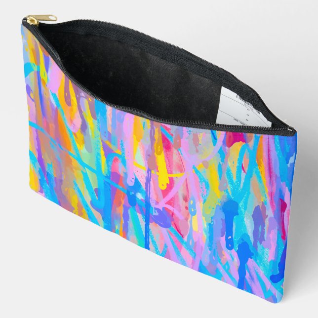 Pochette À Accessoires Cascade vibrante (Ouvrir)