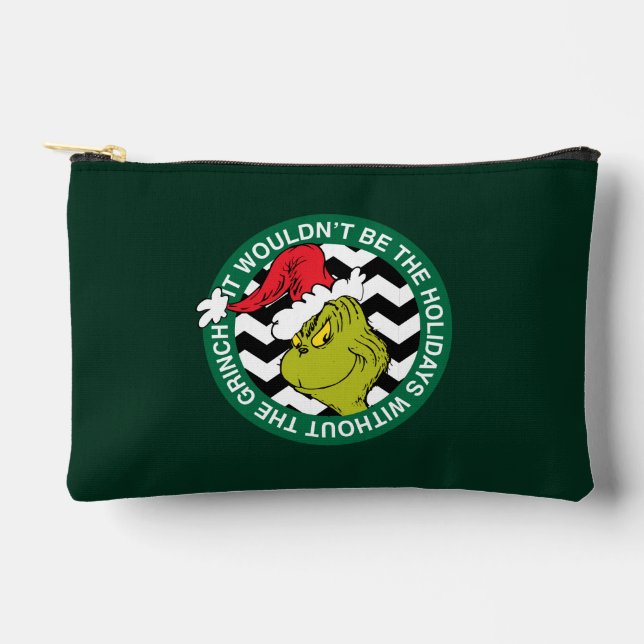Pochette À Accessoires Ce ne serait pas les vacances sans Grinch (Recto)