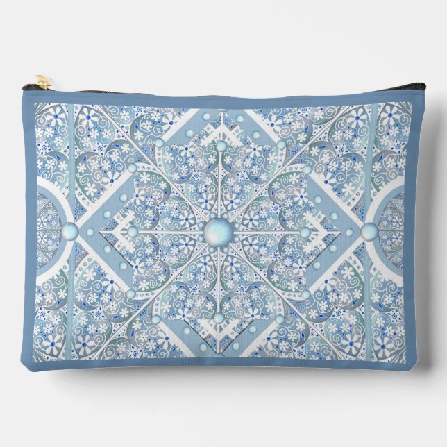 Pochette À Accessoires Céramique Lace Bleu clair (Recto)