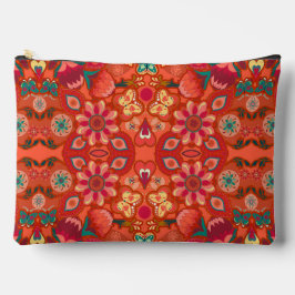 Pochette À Accessoires Champs de fraises Retro Paisley