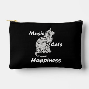 Pochette À Accessoires Chats de musique Bonheur - Citation d'amoureux de