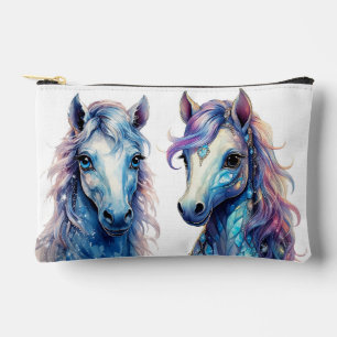 Pochette À Accessoires Chevaux de cristal