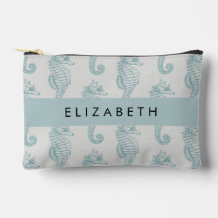 Pochette À Accessoires Chevaux de mer tropicaux, Motif hippocampe, Votre 