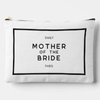 Chic Français Noir & Blanc Mère De La Mariée