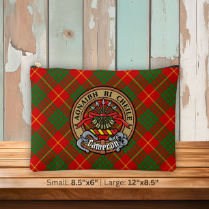 Pochette À Accessoires Cimier du clan Cameron sur tartan