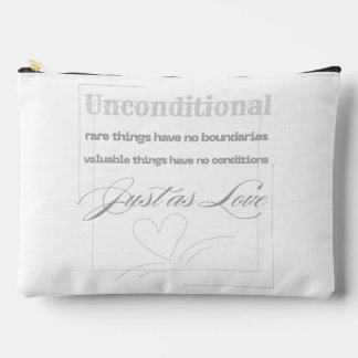 Pochette À Accessoires Citation d'amour inconditionnel 