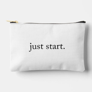 Pochette À Accessoires Citation Inspirante Minimaliste