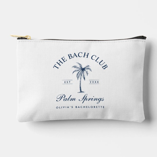 Pochette À Accessoires Classic Beach Navy Bachelorette Party (Recto)
