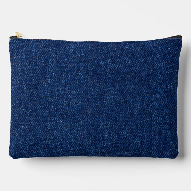 Pochette À Accessoires "Classic Blue Jean"  (Recto)